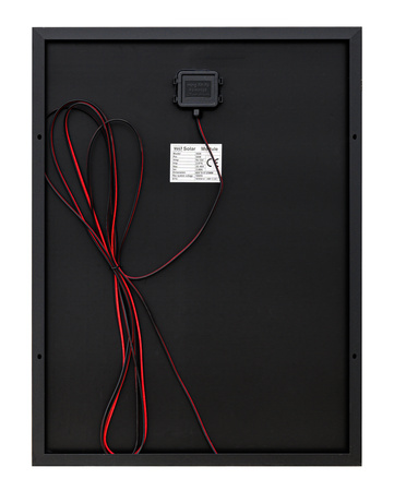 Zestaw solarny fotowoltaiczny 50W 12V BLACK (Panel solarny 50W, Regulator napięcia 10A) VOLT POLSKA