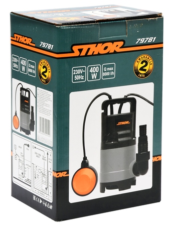 Pompa zanurzeniowa do wody brudnej czystej ścieków z pływakiem 400w STHOR