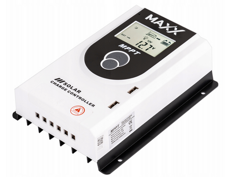 Regulator ładowania kontroler solarny 12V panel LCD 40A MPPT 4SUN