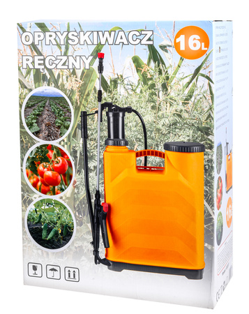 Opryskiwacz Ciśnieniowy Plecakowy Ręczny 16L (3 dysze) MAR-POL