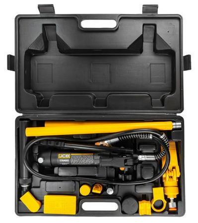 Rozpieraki hydrauliczne komplet blacharski 4 tony + akcesoriaJCB