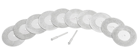 Zestaw tarcze diamentowe tnące do multi mini szlifierki frezarki 50 mm 12el FALON-TECH