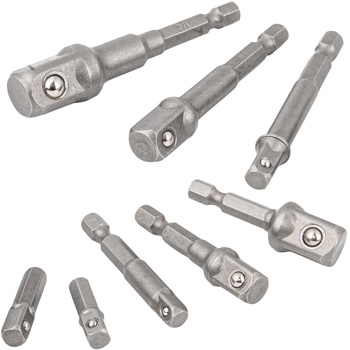 Adaptery do wkrętarki (redukcje na nasadki) 1/4" 3/8" 1/2" 8el FALON-TECH