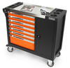 Profesjonalna szafka narzędziowa wózek warsztatowy 7 szuflad 298 el BJC