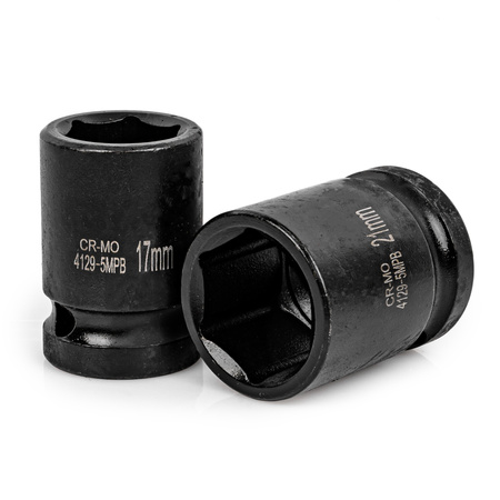 Nasadki udarowe klucze nasadowe krótkie 1/2" 10-24 mm zestaw 12el PARTNER