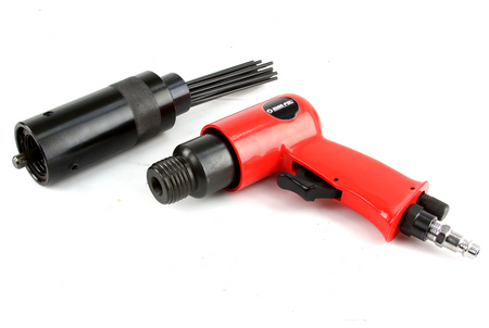 Młotek pneumatyczny blacharski igłowy udarowy do rdzy spawów 19 igieł MAR-POL