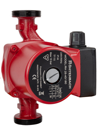 Pompa cyrkulacyjna obiegowa do pieca C.O. ROHTENEBACH 25-40/180 IBO