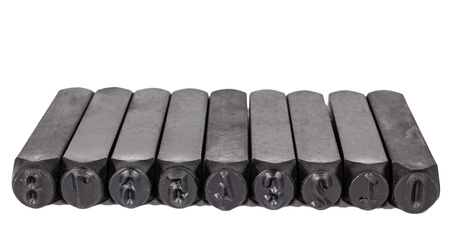 Numerator 36 elementów 10 mm litery + cyfry GEKO