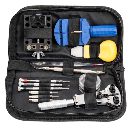 Zestaw narzędzi zegarmistrzowskich klucz imak 13 el +etui FALON-TECH