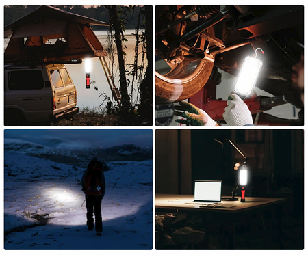 Lampa warsztatowa akumulatorowa led 20w 700 lm FALON-TECH