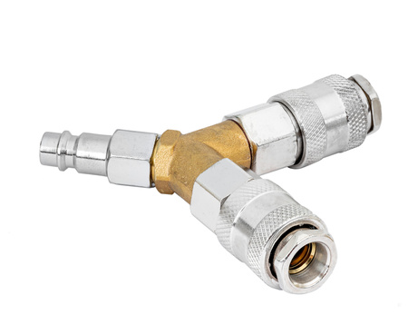 Rozgałęźnik trójnik pneumatyczny do kompresora szybkozłączka typ Y 1/4" FALON-TECH