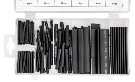 Zestaw koszulek rurki termokurczliwe + sortownik 127szt FORSLINE