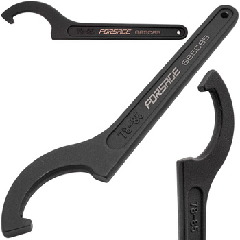 Klucz hakowy z noskiem do nakrętek RF - 78-85 mm FORSAGE