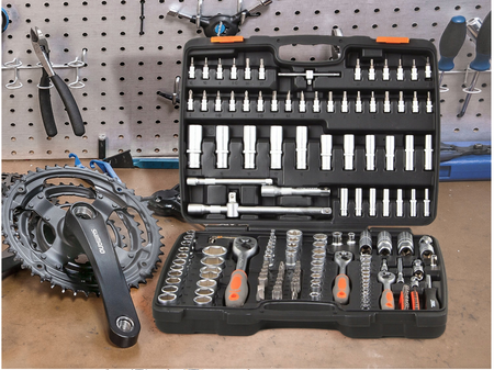 Zestaw kluczy nasadowych narzędzi 173szt 1/4" 1/2" klucze bity torx STHOR YATO