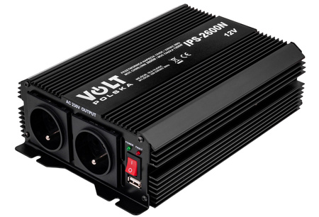 Przetwornica napięcia prądu IPS-2600N (12V/230V/2600W) VOLT POLSKA
