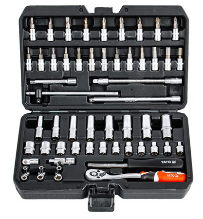 Zestaw kluczy nasadowych bity 56el YT-14501 YATO