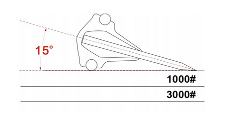 Ostrzałka osełka owalna do kosy 9" MAR-POL