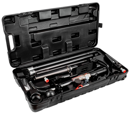 Rozpieraki hydrauliczne 4T pompa siłownik blacharski 10 ton + akcesoria FORSAGE