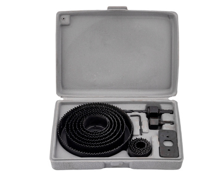 Otwornice do drewna koronkowe 16 sztuk SILVER