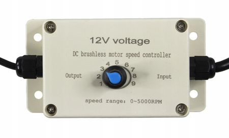 Silnik wibracyjny 100w elektryczny 12v z regulatorem do platform 5000 rpm MAR-POL