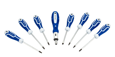 Zestaw śrubokrętów wkrętaków bity klucze nasadki imbusy torx z magnesem 122el FALON-TECH