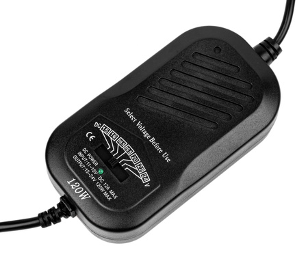 Zasilacz samochodowy do laptopów (uniwersalny) ładowarka 120W 12V VOLT POLSKA