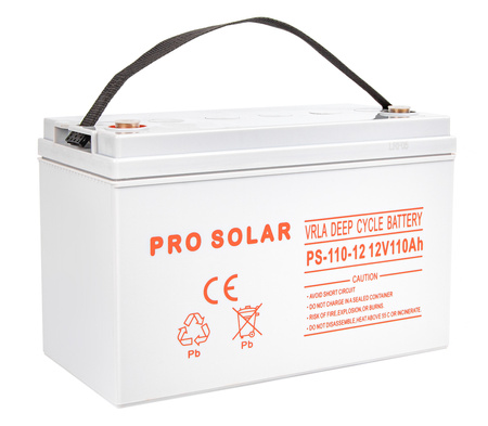 Akumulator AGM 12V 110Ah Deep Cycle + wyświetlacz LCD VOLT POLSKA