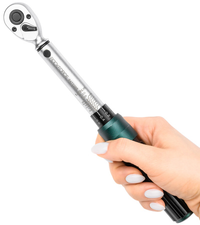 Klucz dynamometryczny 1-25 Nm z blokadą 1/4 " etui certyfikat kalibracji ROCKFORCE