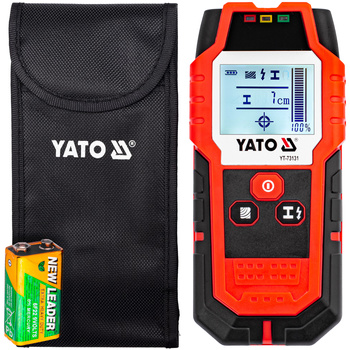Wykrywacz profili detektor kabli metali przewodów pod napięciem YATO