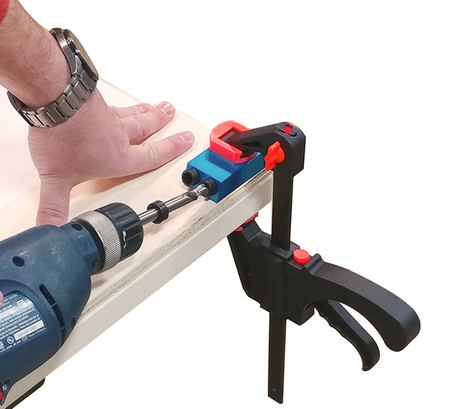 Szablon przyrząd do połączeń niewidocznych ukrytych zestaw wierteł 18el FALON-TECH