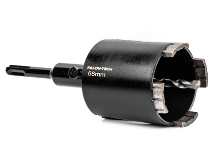 Otwornica diamentowa 68mm 4-segmentowa + adapter SDS-PLUS FALON-TECH