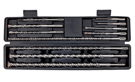 Zestaw wierteł SDS+ PLUS (wiertła) 11 sztuk SILVER