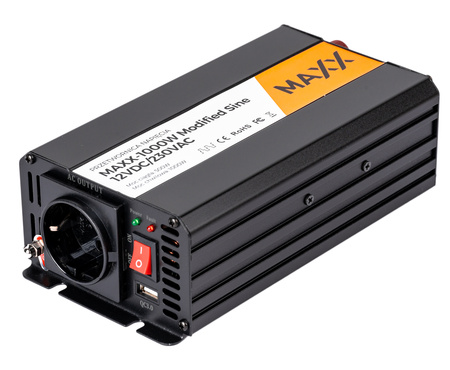 Przetwornica prądu napięcia IPS 12v 230v MAXX 500/1000W 4SUN