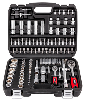 Zestaw narzędziowy kluczy nasadowych bity torx 108 szt BEST