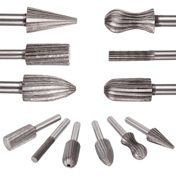 Frezy trzpieniowe HSS do metalu pilniki 6 szt. FALON-TECH