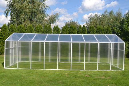Tunel foliowy szklarnia ogrodowa Poliwęglan 211x606 (Pomidor) 12,8m2 PCV PTF POLSKA
