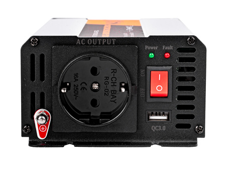 Przetwornica prądu napięcia czysty sinus 12v 230v 300/600w MAXX 4SUN