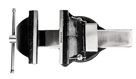 Profesjonalne imadło ślusarskie 200mm obrotowe stalowe JCB