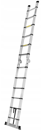 Drabina teleskopowa przegubowa aluminiowa 5m 150kg GEKO