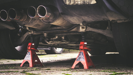 Podstawki warsztatowe kobyłki samochodowe 2T 2 szt 265-415 mm YT-17310 YATO