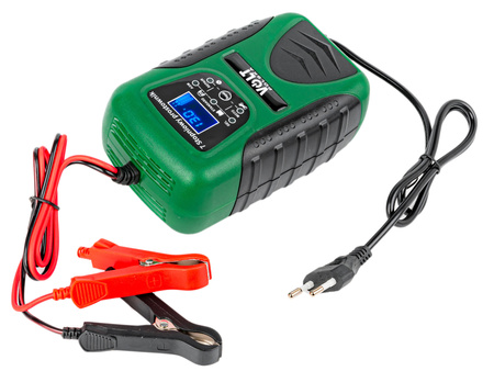 Prostownik automatyczny do akumulatora LCD 12V 8A VOLT POLSKA