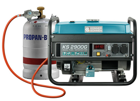 Agregat generator prądotwórczy benzynowo - gazowy KS 2900G 2,9 kW 1-fazowy Könner & Söhnen KS