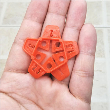 Uniwersalne krzyżyki gwiazdki dystansowe 50 szt. SILVER