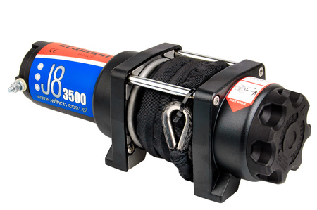 Wyciągarka wciągarka 3500 lbs samochodowa 12v 1360 kg lina syntetyczna ślizg TITANIUM WINCH