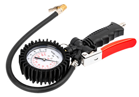 Pistolet do pompowania kół z manometrem 12 bar FALON-TECH