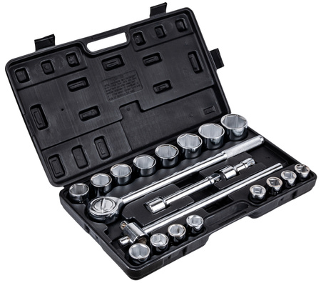 Klucze nasadowe do TIR-ów, maszyn rolniczych 3/4" 21 sztuk WMC