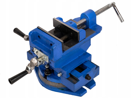 Imadło maszynowe krzyżowe dwuosiowe obrotowe 100mm FALON-TECH