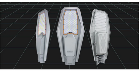 Lampa solarny uliczna LED 250W panel 35W czujnik VOLT POLSKA