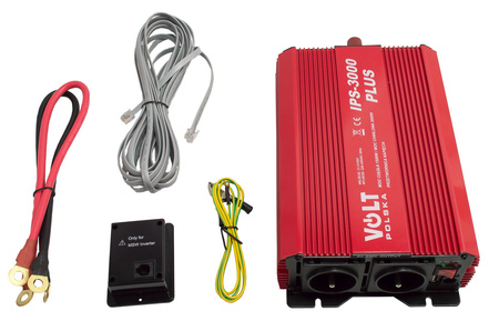 Przetwornica napięcia prądu IPS-3000 PLUS (24V/230V/3000W) PILOT VOLT POLSKA