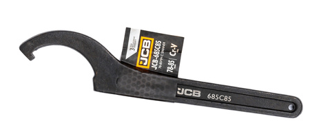 Klucz hakowy z noskiem pazurem nastawny do nakrętek 78-85 mm JCB